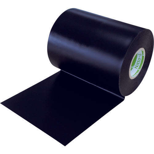 日東エルマテ 日東エルマテリアル 塩化ビニル系防食テープ NO.51LS 0.4mm×100mm×10M ブラック(2巻入り) 51LS-100BK 1 PK