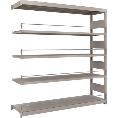 TRUSCO スチールラック 災害備蓄ラック M1.5型 1760X445X1800 5段連結 M1.5-DS6645B 1 台