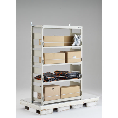 TRUSCO Disaster Preparedness Rack Steel Rack M2 Type W1760 x D600 x H1800 5 Tiers Connected M2-DS6665B 1 Unit