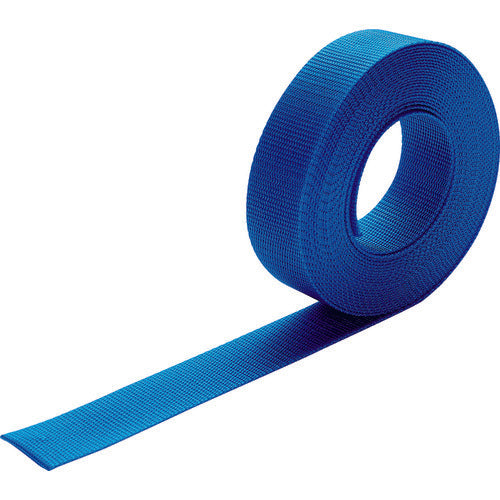 TRUSCO Nylon Flat Belt 1.6t x 38mm x 10m Blue TNB3810-B 1 Roll