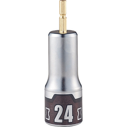 KTC 임팩트 드라이버용 소켓 비트 난공 불락 24mm BZP63-24 1개