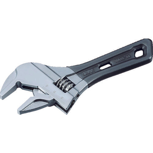 KTC Short Monkey Wrench, Total Length 159mm, Opening 8-36mm, Tip Thickness 36mm, WMS-36, 1 Piece