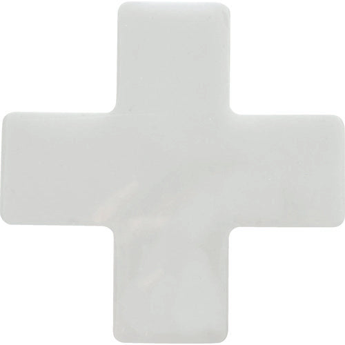 TRUSCO 耐久フロアサインズX型 Mサイズ 白1枚(1シート) DFSX-W 1 袋