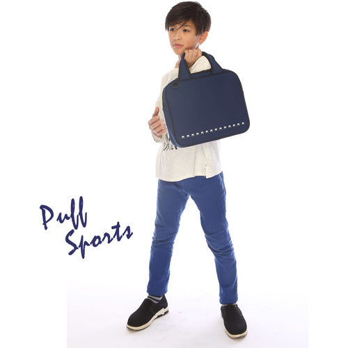 아카시야 서예 도구 아카시야 서예 세트 퍼프 스포츠 네이비 AF60P-NV 1 S