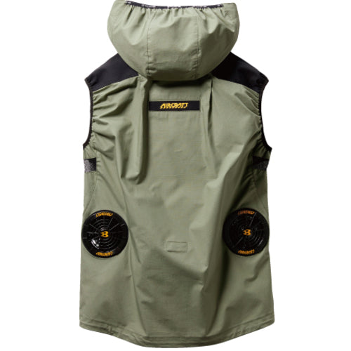 BURTLE 【매진 폐번】 냉각 베스트 에어 크래프트 파커 베스트 AC1134-14-M 밀스 그린(풀 하네스 대응) AC1134-14-M 1장