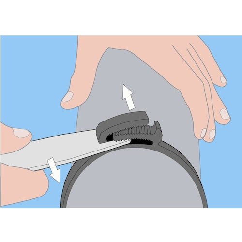 HCL Snap Hose Clip HerbieClip 24.5-27.6 HC-L-PA66-BK 1 bag