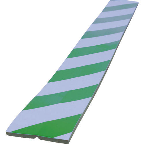 TRUSCO 세이프티 쿠션 코너용 폭 100 길이 910 녹색/백색 TSC-8100-910-GW 1장