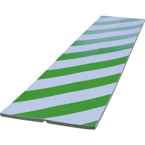 TRUSCO 세이프티 쿠션 코너용 폭 200 길이 910 녹색/백색 TSC-8200-910-GW 1장