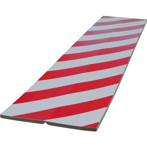 TRUSCO 세이프티 쿠션 코너용 폭 200 길이 910 적색/백색 TSC-8200-910-RW 1장