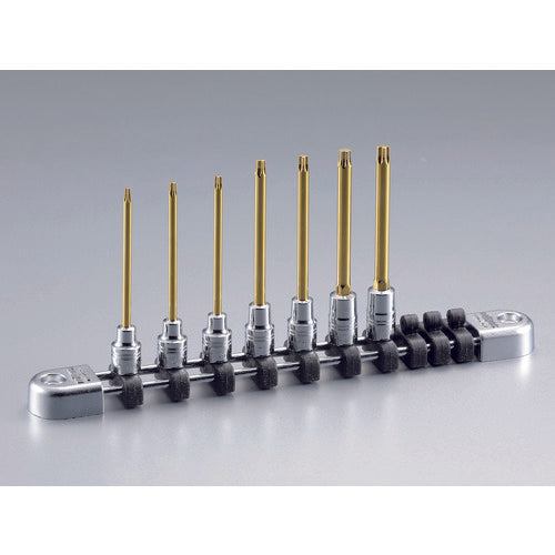 nepros 6.3 long torx bit set (7 pieces) NTQ4T07L 1 S