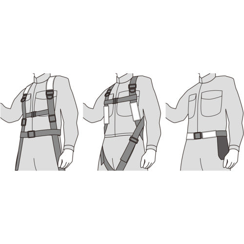 Unit Full Harness Pocket Band (Red) 2 pieces 378-915 1 set