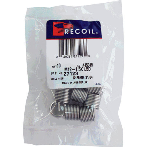 Recoil Recoil Packet M4-0.70 x 2.5D (10 pieces) 25045 1 bag