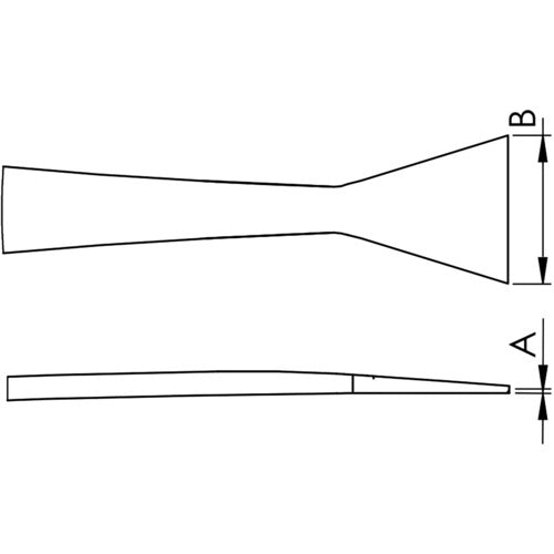 Idealtek 내산 내자성 스테인레스 스틸 핀셋 120mm 선평 세형 타입 핸들 기자 부착