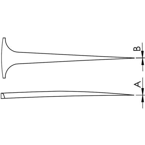 Idealtek Acid-Resistant, Anti-Magnetic Stainless Steel Tweezers, 110mm, Straight, Extra Fine Type, 5-SA-0-IT, 1 Piece