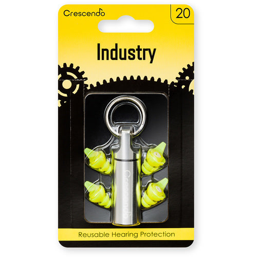 Crescendo Earplugs Noise Absorption Filter Work NRR14dB PR-1599 1 S