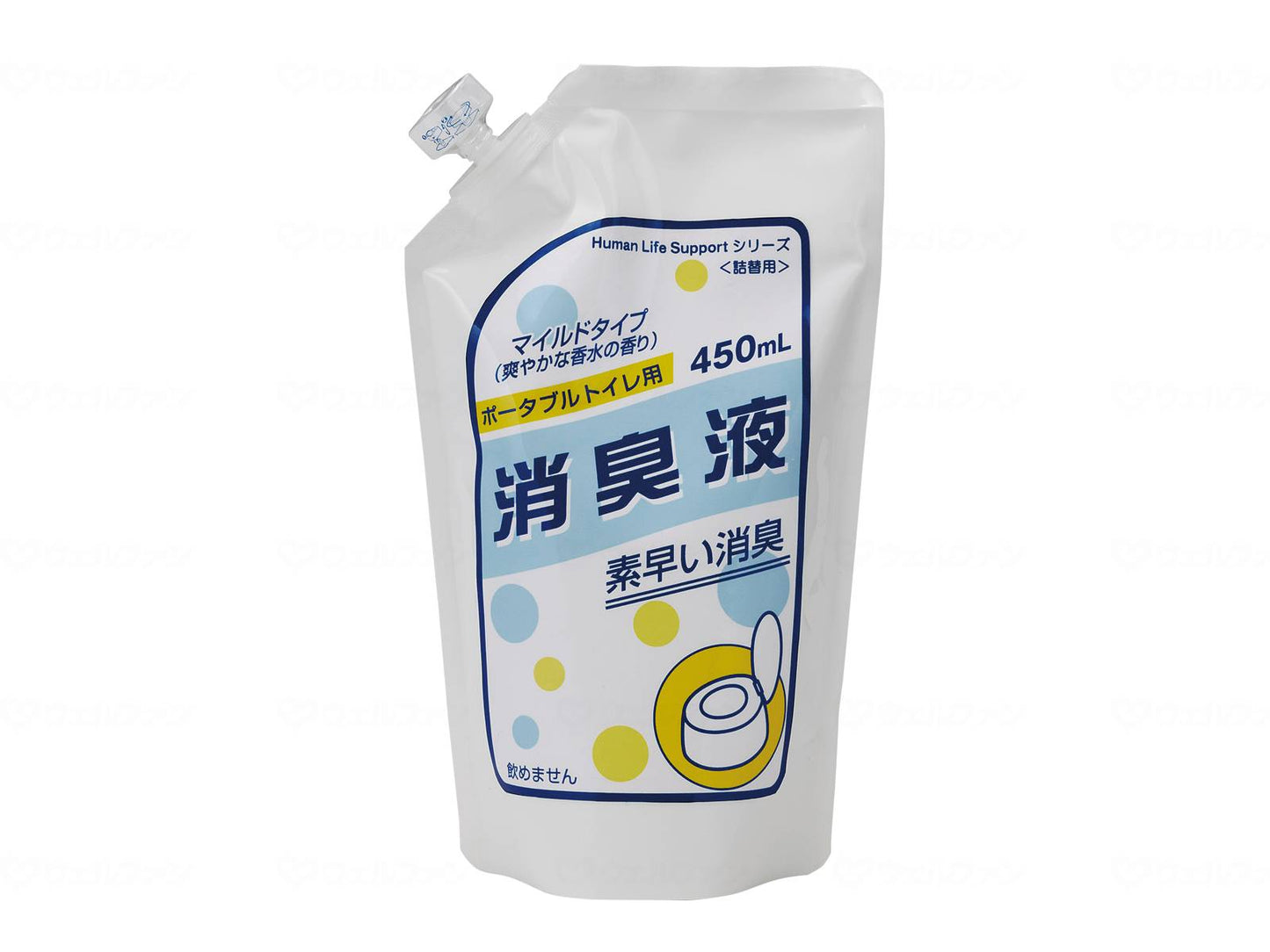 ローヤル化工ポータブルトイレ用消臭液詰替用 450ml