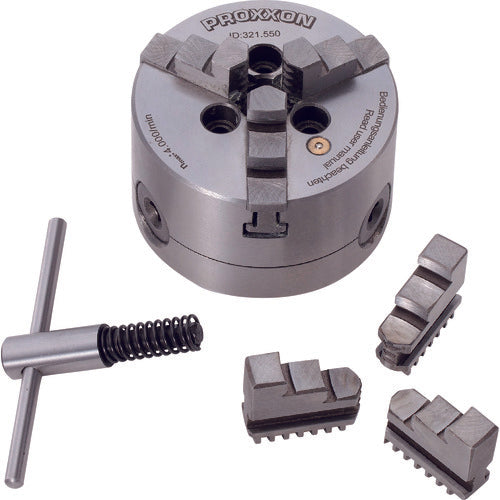 PROXXON 小型旋盤用別売りオプション 三爪ユニバーサルチャックPD250用 24034 1 個