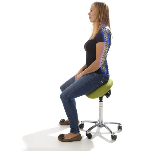 Global ピラティスチェア PILATES AIR SEAT ブルー 座高52〜71cm 45224512 1 脚