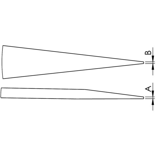 idealtek ESDピンセット チップ交換タイプ 249CFR 249CFR-SA-1-IT 1 本