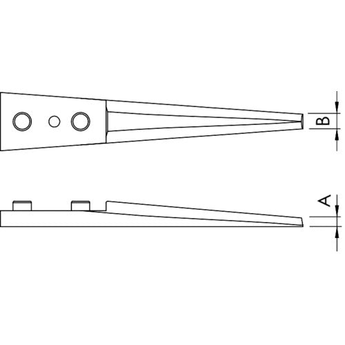 idealtek ESDピンセット チップ交換タイプ 279CFR 279CFR-SA-1-IT 1 本