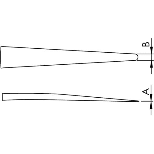 idealtek ESDピンセット チップ交換タイプ 2ACFR 2ACFR-SA-1-IT 1 本