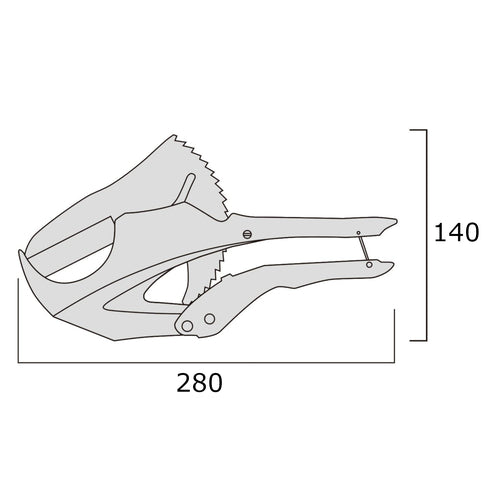 ビクター ビクタープラス ドレンパイプカッター AC40 1 丁
