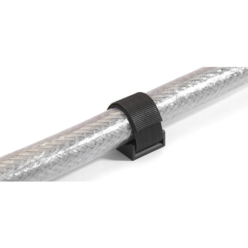 HEBOTEC Hook and Loop Band 10mm Width 25m Roll Black 11-KE10025FRT 1 Roll