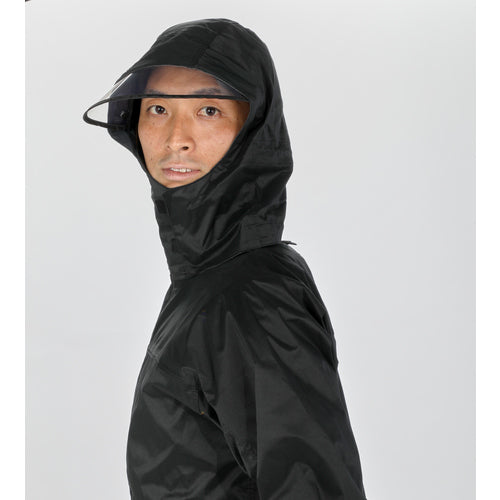 TRUSCCO 후드가 돌리는 스트레치 레인 슈트 츠바 붙이 블랙 4 L NRSR-BK-4 L 1 착용
