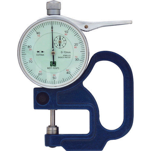 SK 다이얼 시크니스 게이지 측정자:강 측정 범위 0~10mm WDT-10SPS 1대