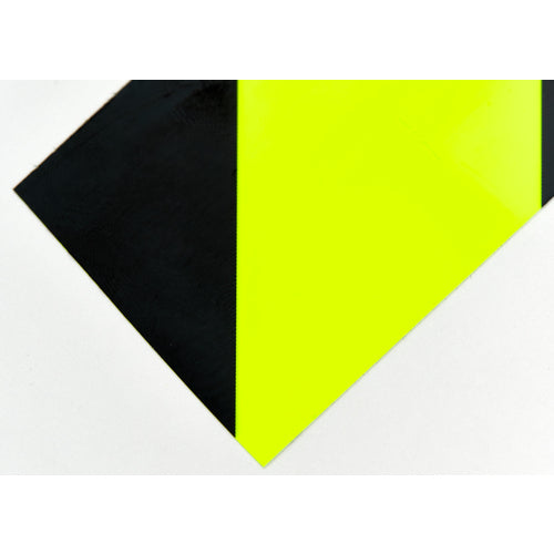 TRUSCO fluorescent tiger pattern line tape 50mm x 10m yellow x black KTL5010YBK 1 roll