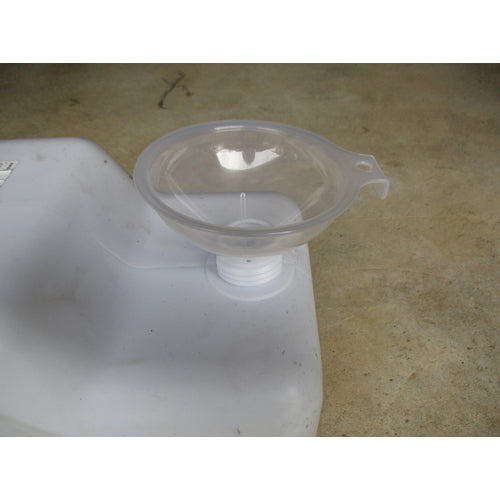 TRUSCO PP funnel, milky white, diameter 127 x height 105 mm (leg diameter 15 x 47 mm) PPR127-W 1 pc