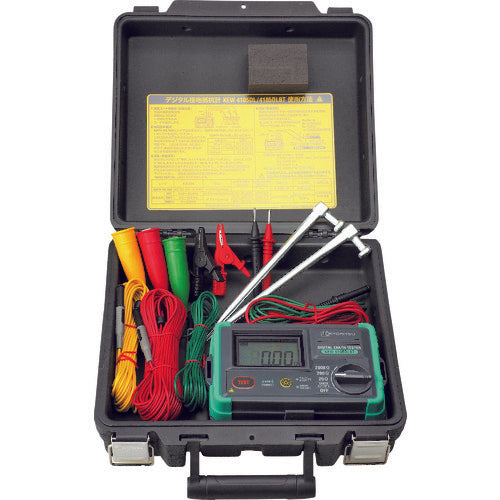 KYORITSU 4105DLBT−H デジタル接地抵抗計(Bluetooth搭載、ハードケース付) KEW4105DLBT-H 1 台