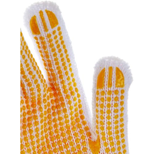 TRUSCO Blended Anti-Slip Gloves, Finger Reinforcement Knit Type, 10 Pairs, Free Size, SKG10G-10, 1 Pair