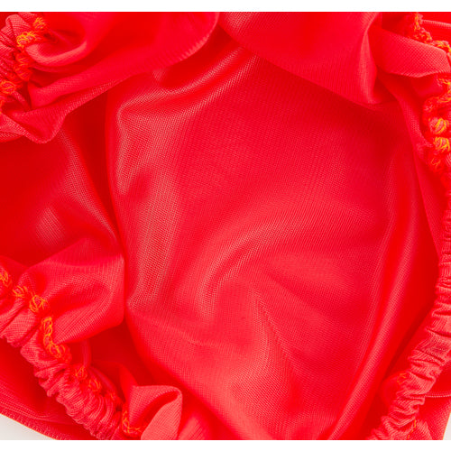 TRUSCO 識別用ヘルメットカバー 赤 HMCD-R 1 枚