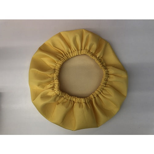 TRUSCO ヘルメットカバー スポンジ生地付ソフトタイプ 黄色 HMCS-Y 1 枚