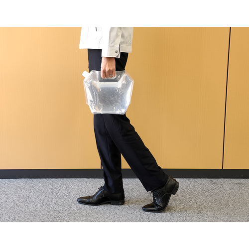 TRUSCO 持ち運びしやすい非常用ウォーターバッグ 3L EWB3L 1 個