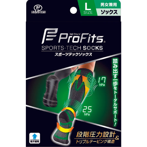 피프 프로 피츠 스포츠 테크 양말 L PS311 1 쌍