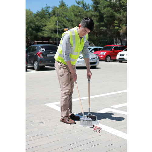 TRUSCO 多機能ほうきチリトリセット グレー TDPS10-SET-GY 1 S