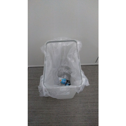 TRUSCO 業務用HDポリ袋 半透明・箱入り 0.015mm厚X45L (100枚入) HD45-100 1 箱