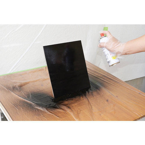 TRUSCO 高耐久アクリルラッカースプレー 黒 300ml RSP300-BK 1 本