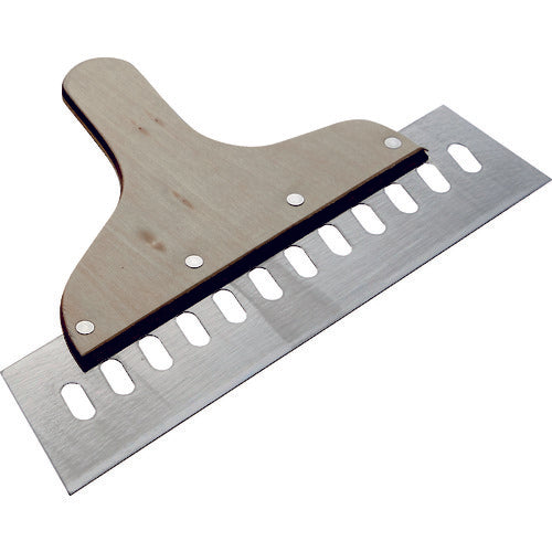 TRUSCO 軽量ステンレス地ベラ 穴あき 厚み0.6 幅270ミリ KNA06-270 1 本