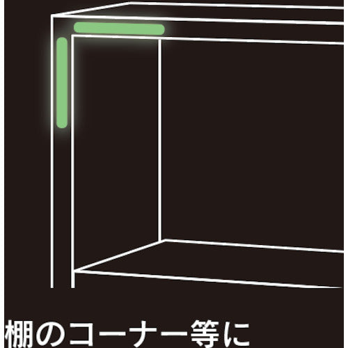 日東エルマテ 超高輝度蓄光シールJD シール(3種セット) NB-SHD 1 S