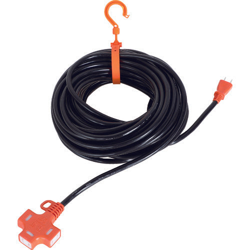 TRUSCO Anti-pullout multi-tap extension cord 20m TKC-ND20 1 piece