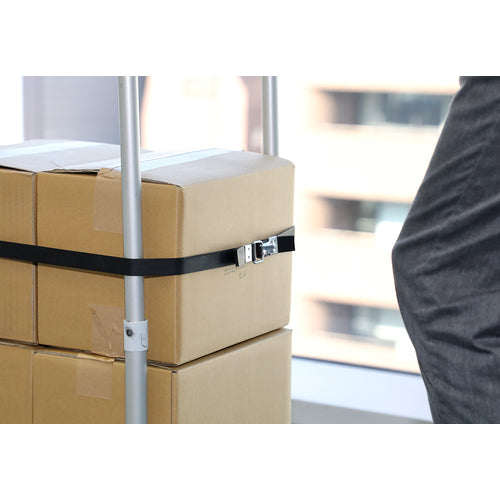 TRUSCO Rubber Rope with Hook and D-ring Fittings Width 20mm x Length 2.0m 1 Piece GR-2020AD1 1 Piece