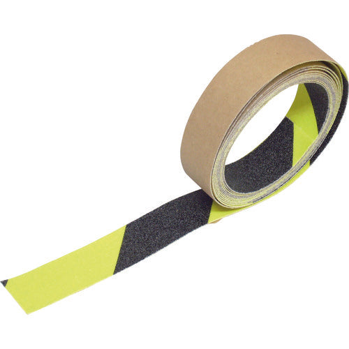 TRUSCO Fluorescent Non-Slip Tape for Outdoor Use 100mm x 10m Zebra TKNS-10010 1 Roll