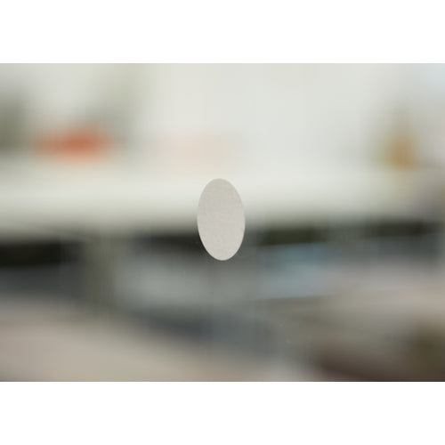 TRUSCO Collision Prevention Seal, Round, 20Φ, Hairline Silver Gloss, 60 Sheets, ACR20-60-SV, 1 Bag