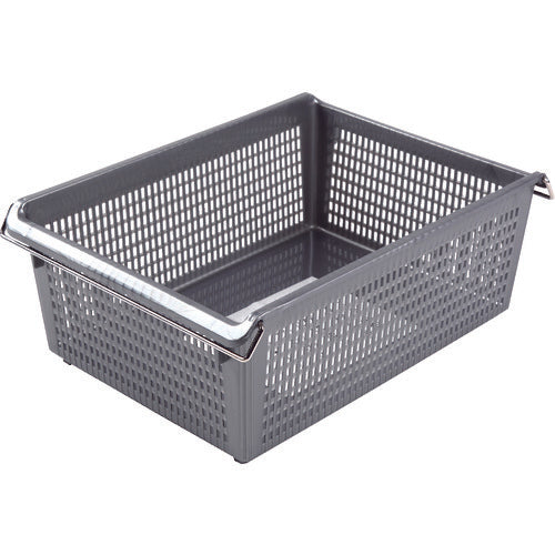 TRUSCO スタックトレーハンドル付 A4深型 グレー SKTA4D-GY 1 個