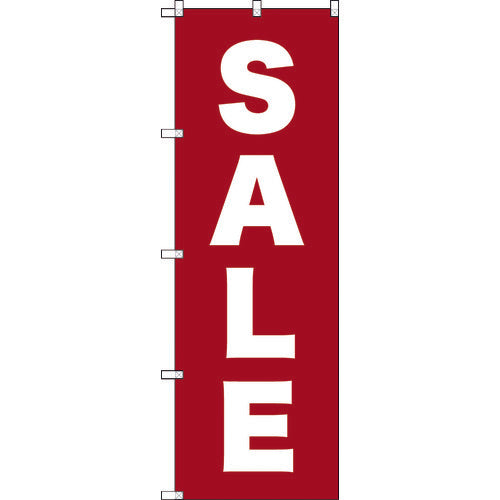 TRUSCO のぼり 1800X600 SALE 赤白 TNB-1S67006 1 枚