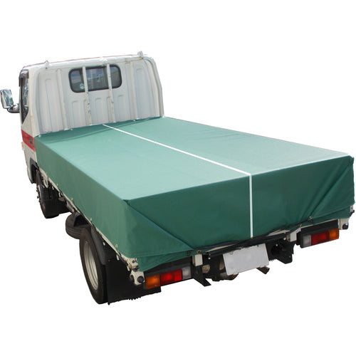 TRUSCO Multi-functional Truck Sheet for 2 Ton Wide Sideboard Height, Width 2.9m x Length 6.35m, with Grommets and Center Line, TSK2W-A, 1 Sheet