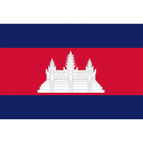 Tokyo Flag Table Flag (16 x 24 cm) Cambodia 406209 1 piece